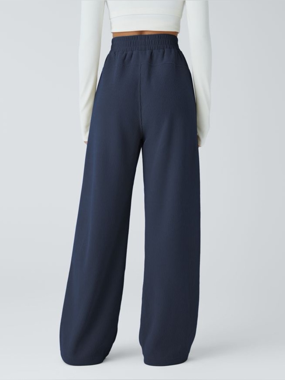 Halara Pocket Straight Leg Baggy Mop Corduroy Casual Pants - Picture 3 of 8